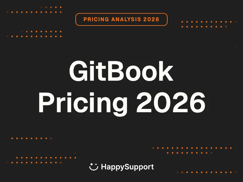 GitBook Pricing 2026 cover by HappySupport