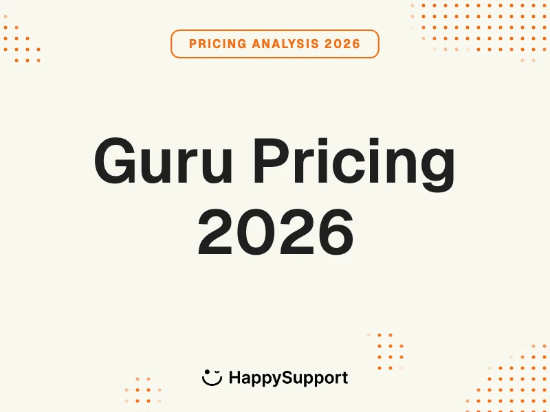 Guru Pricing 2026 cover by HappySupport