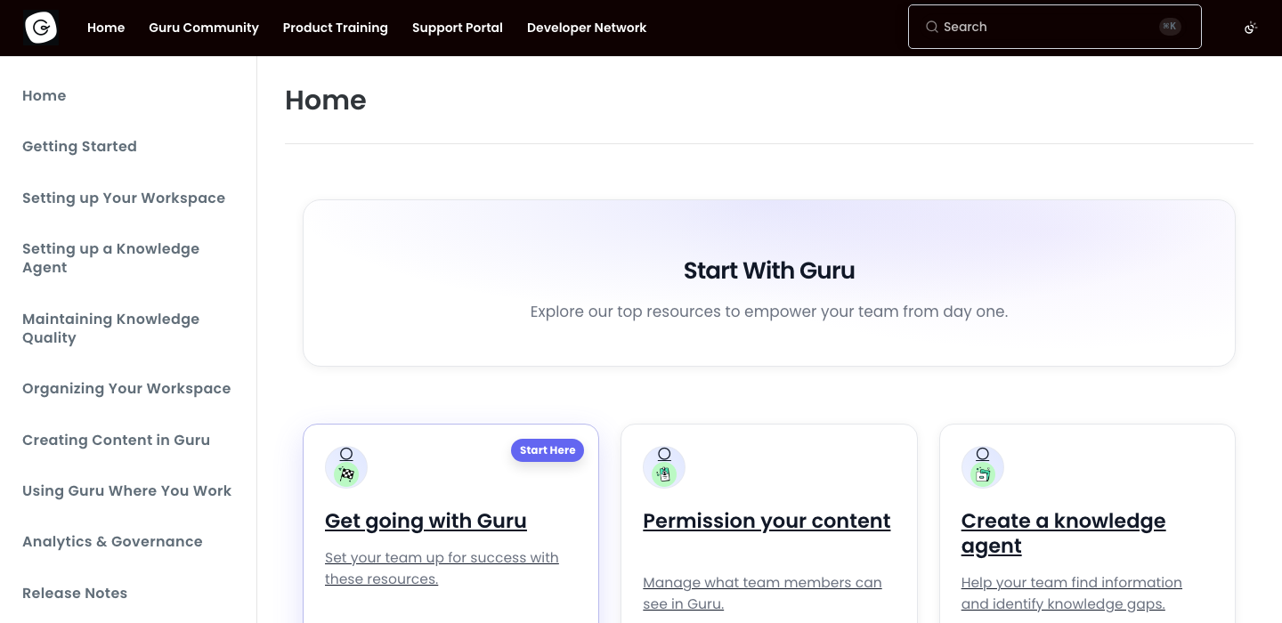 guru ki wissensmanagement software