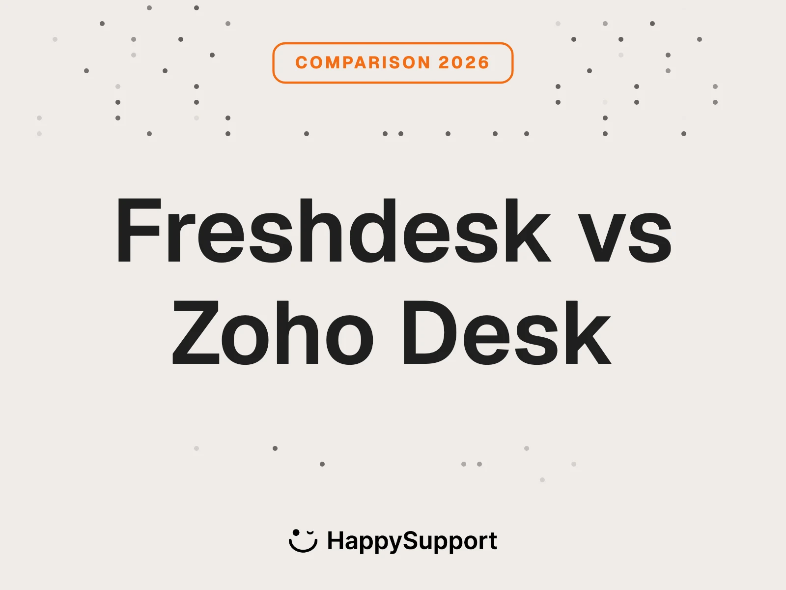 Freshdesk vs Zoho Desk knowledge base comparison 2026
