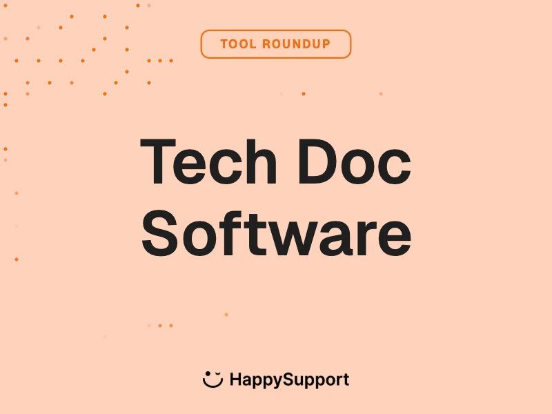 Software for technical documentation 2026 12 tools by use case