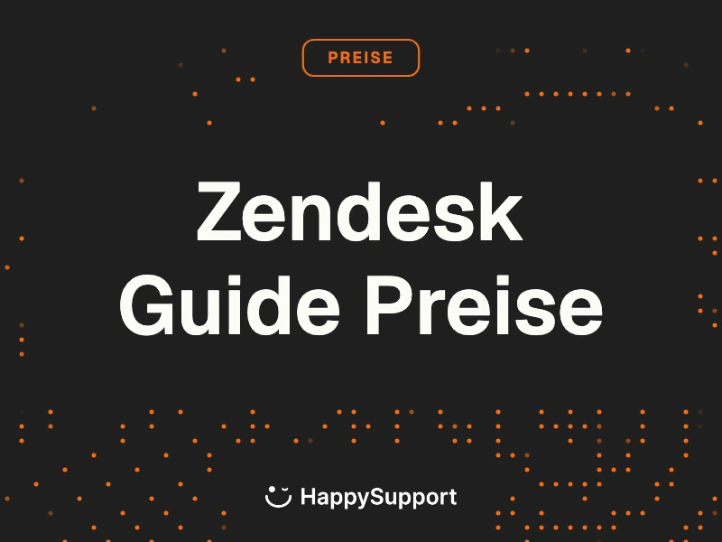 Zendesk Guide Preise 2026 Pricing Cover