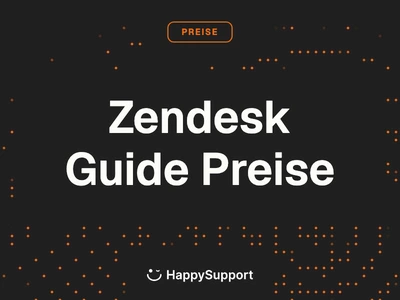 Zendesk Guide Preise 2026 Pricing Cover