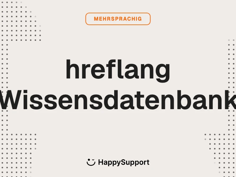 hreflang Wissensdatenbank cover, warm beige with Mehrsprachig eyebrow