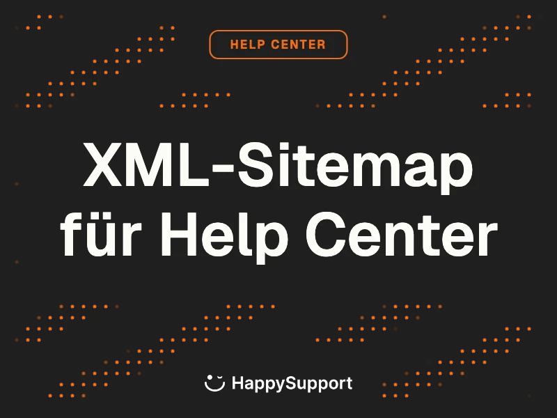 XML-Sitemap für Help Center cover, HappySupport