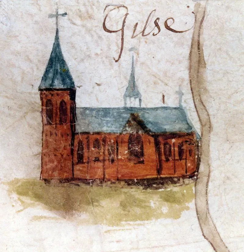 Besiegelung der Vereinbarung mit dem Pfarrer von Gilze