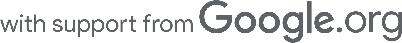 with support from Google.org