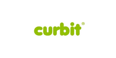 Green lowercase text spelling 'curbit' on a white background.