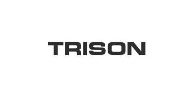 TRISON wordmark in bold uppercase black letters on a white background.
