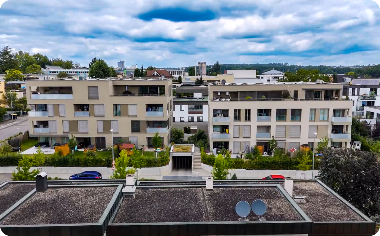 Mehrfamilienhäuser in Kornwestheim: Diese Häuser produzieren nun Mieterstrom mit metergrid