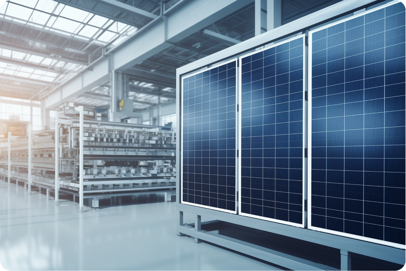 Photovoltaik Langlebigkeit von PV-Anlagen - PV-Module bei Herstellung