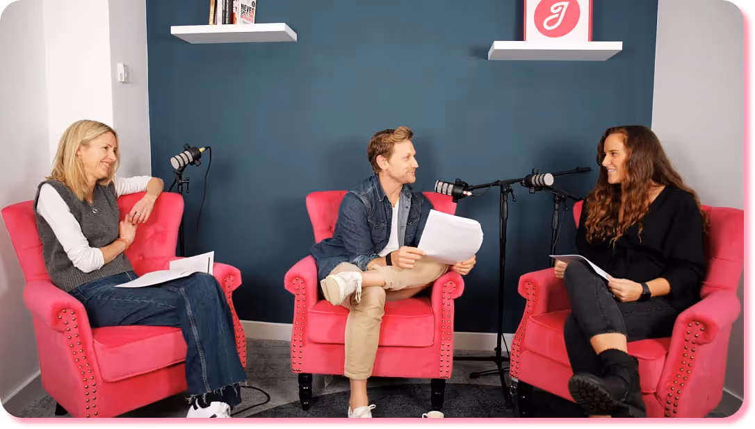 Image of Aly Read podcast recording