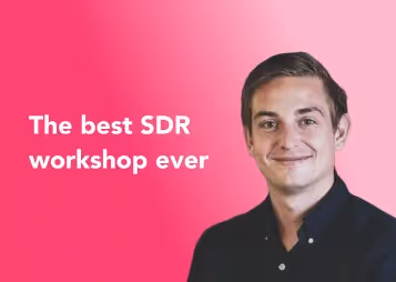 Chris Ritson's workshop on SDR strategies for success