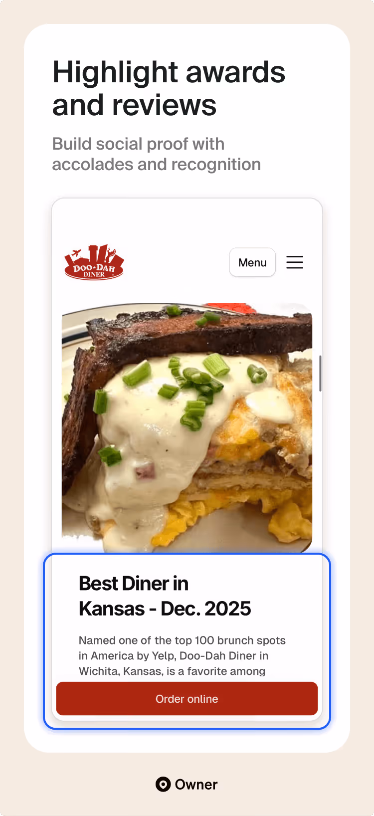 Doo-Dah Diner website