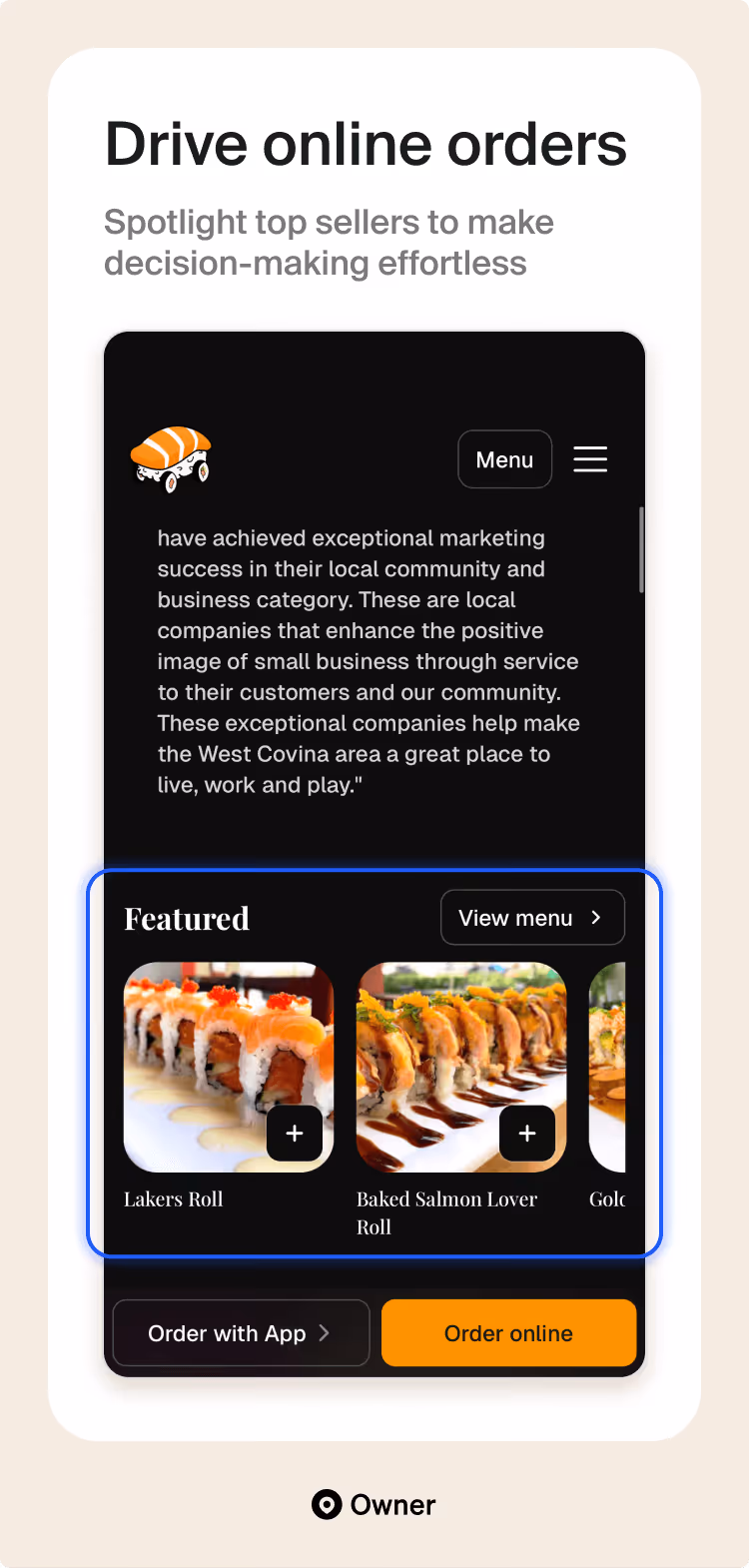 SushiMe Roll’n website