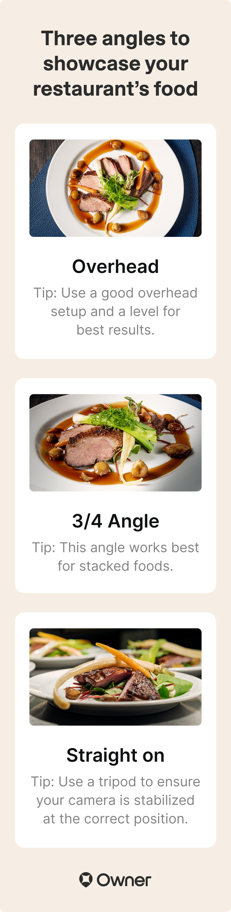 Three angles to showcase your restaurant’s food
