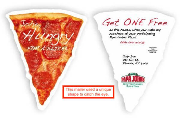 direct mail ads for pizza