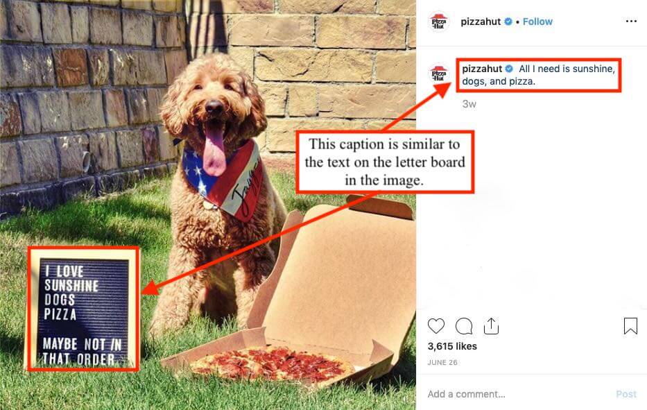 pizza captions for Instagram