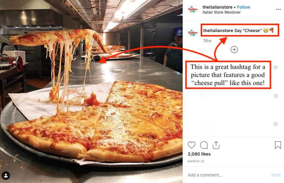 pizza on Instagram
