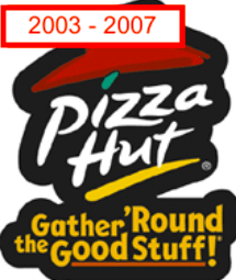 Pizza hut slogan "gather 'round the good stuff"