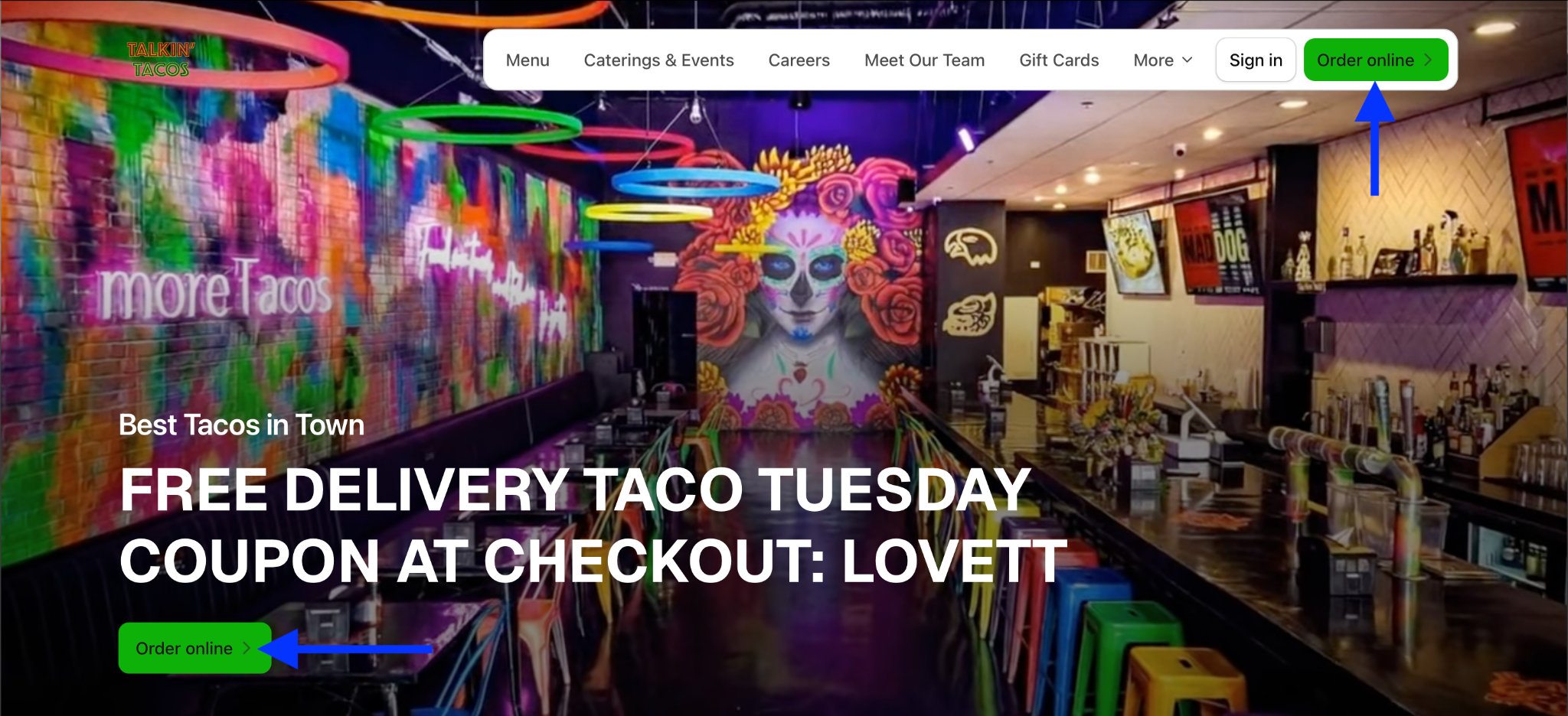 Talkin' Tacos Website