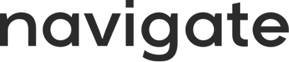 Navigate Agency logo in black lowercase letters.