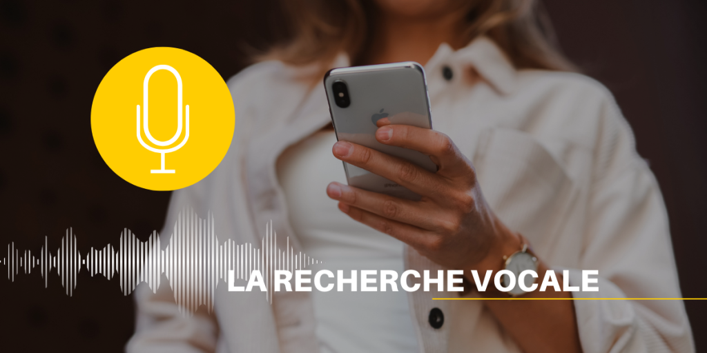 Image d'en-tête, bannière sur la recherche vocale.