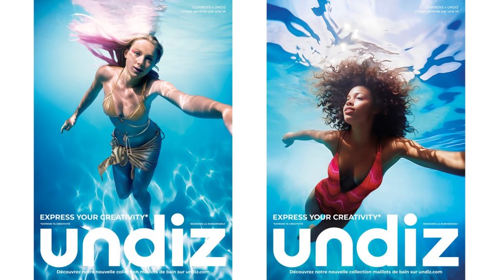 Affiches campagne publicitaire Undiz 2023