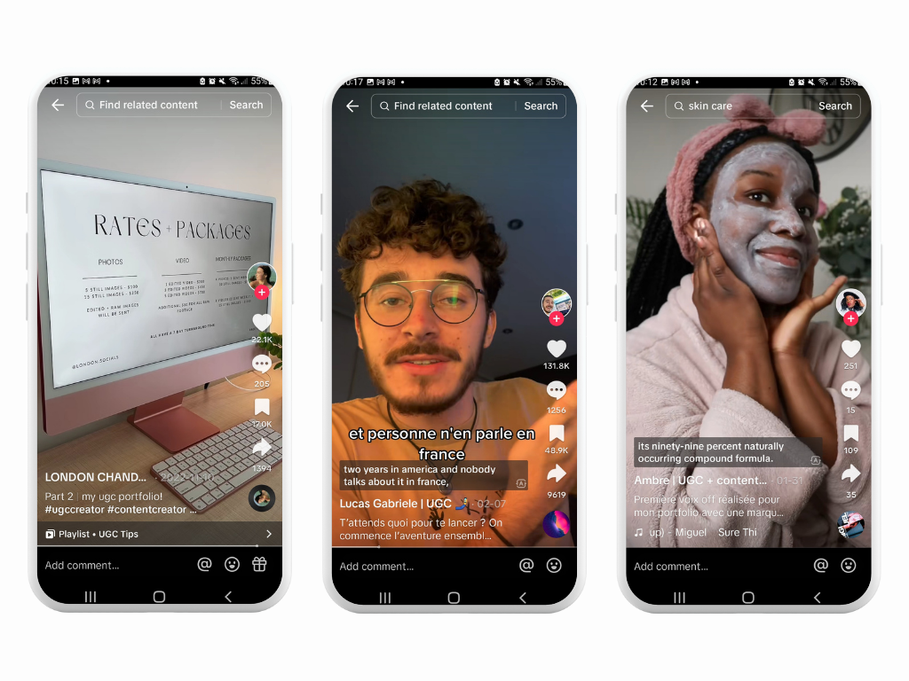 UGC TikTok creators