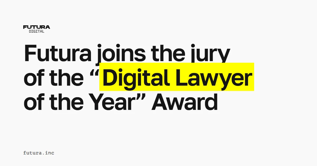 Futura joins the jury of the “Digital Lawyer of the Year” Award