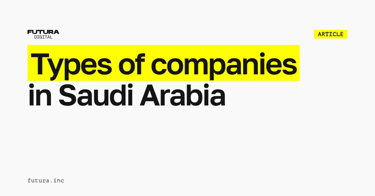 Types of companies in Saudi Arabia