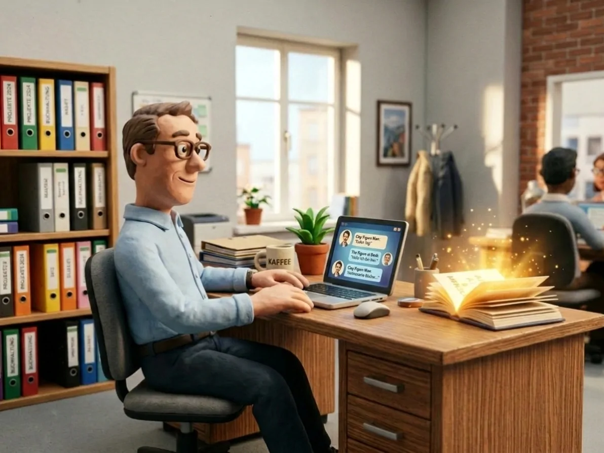 image of person working on ai project