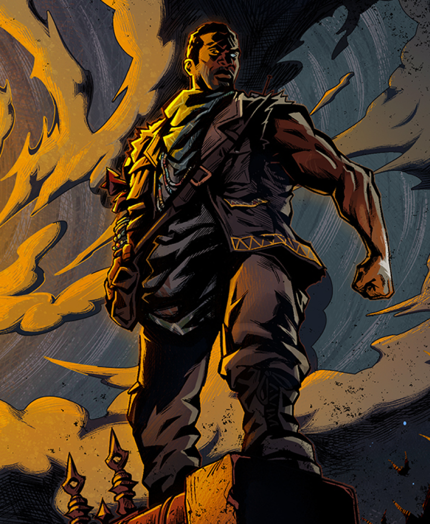 character The Stoic Guardian: Jordan “Hawk” Nkosi Image