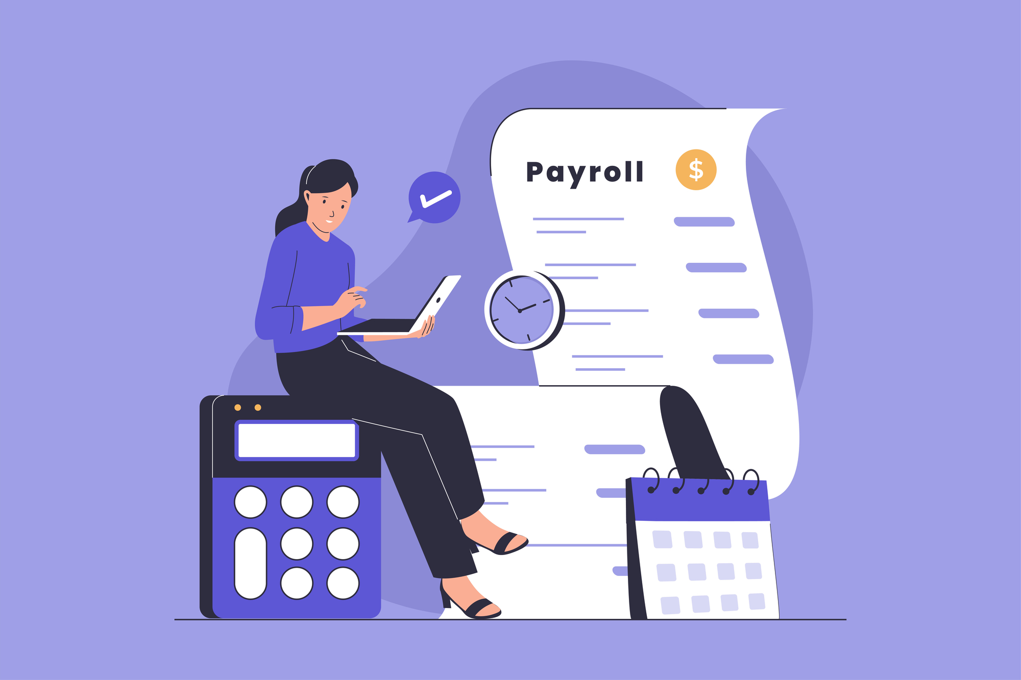 Small business owner reviewing payroll compliance requirements