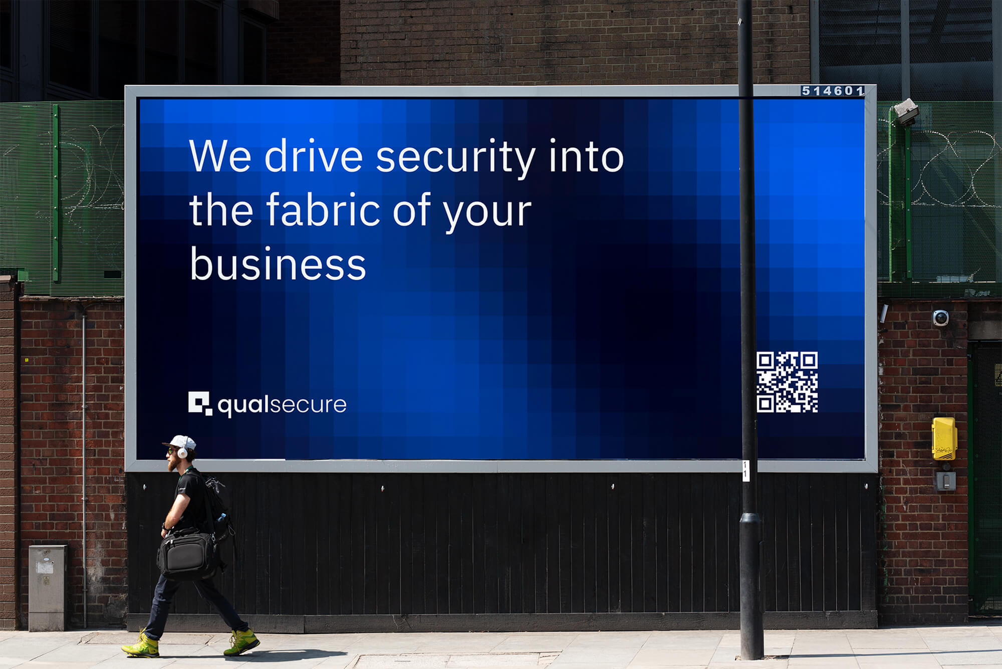 Outsude Billboard for CyberSecurity Company QualSecure