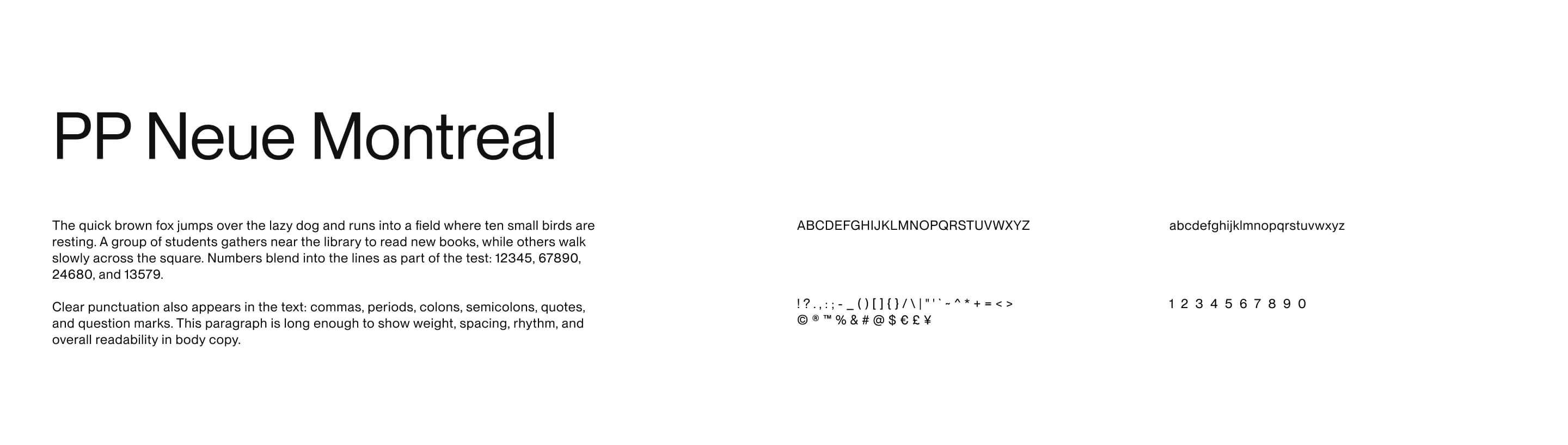 PP Neue Montreal Typography for Paragon Sec