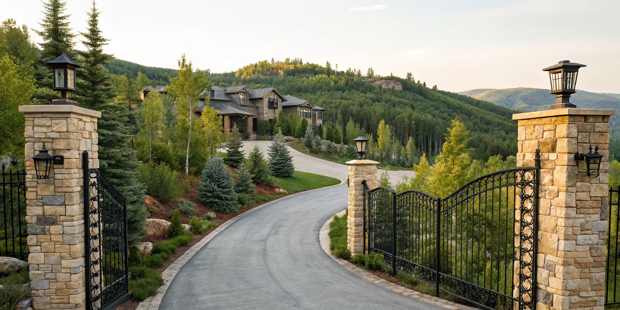 Luxury house for sale in Cottonwood Heights, Utah, with trees and mountain views.