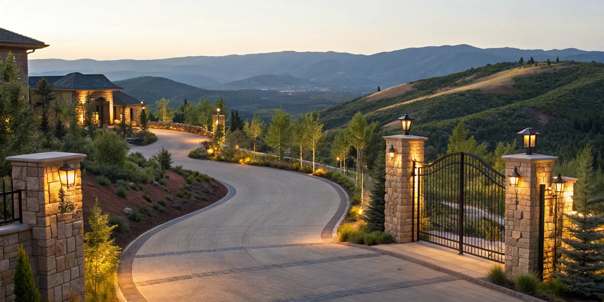 Park City mountain home at sunset, a property that would require a jumbo loan based on the 2026 limit.
