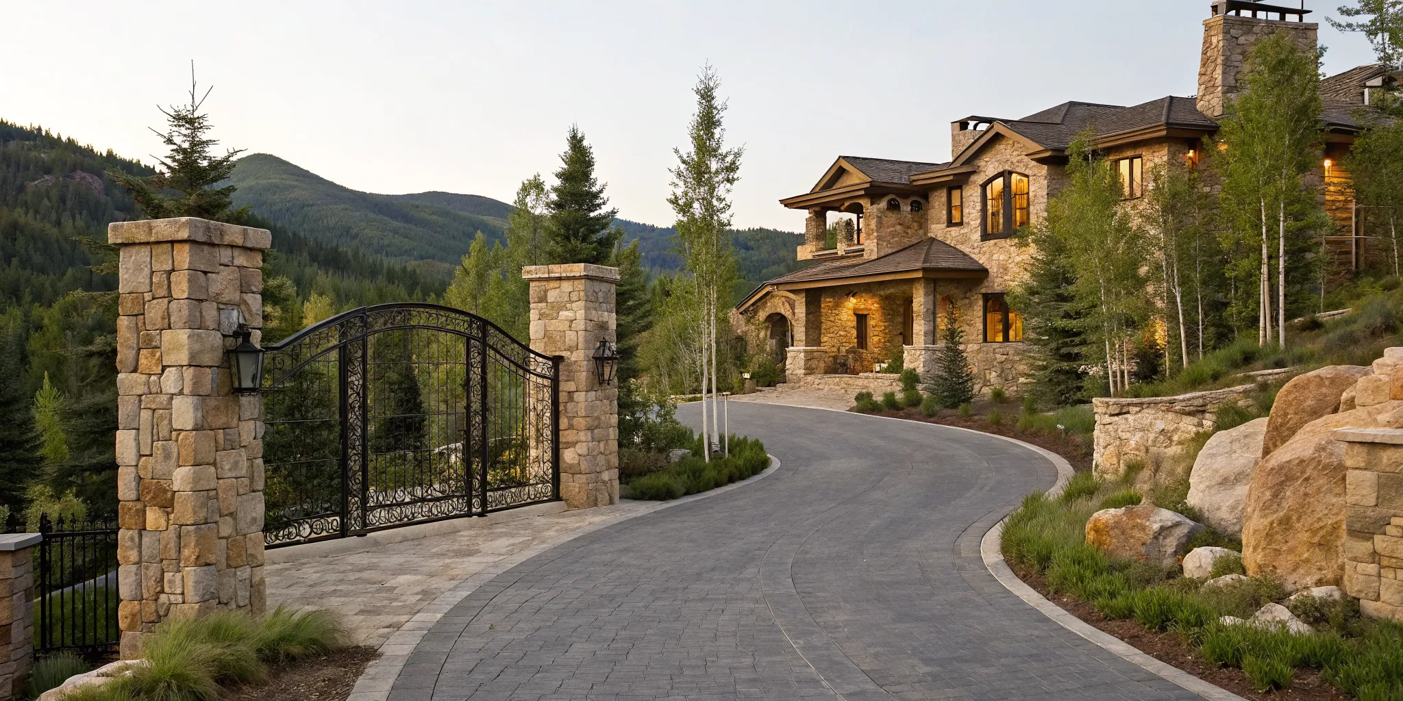 A luxury stone home in Park City that would require financing from jumbo mortgage lenders.