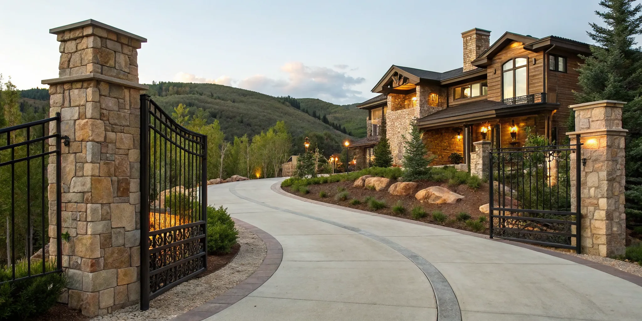 Luxury mountain home that could be purchased with a vacation home loan vs. an investment loan.