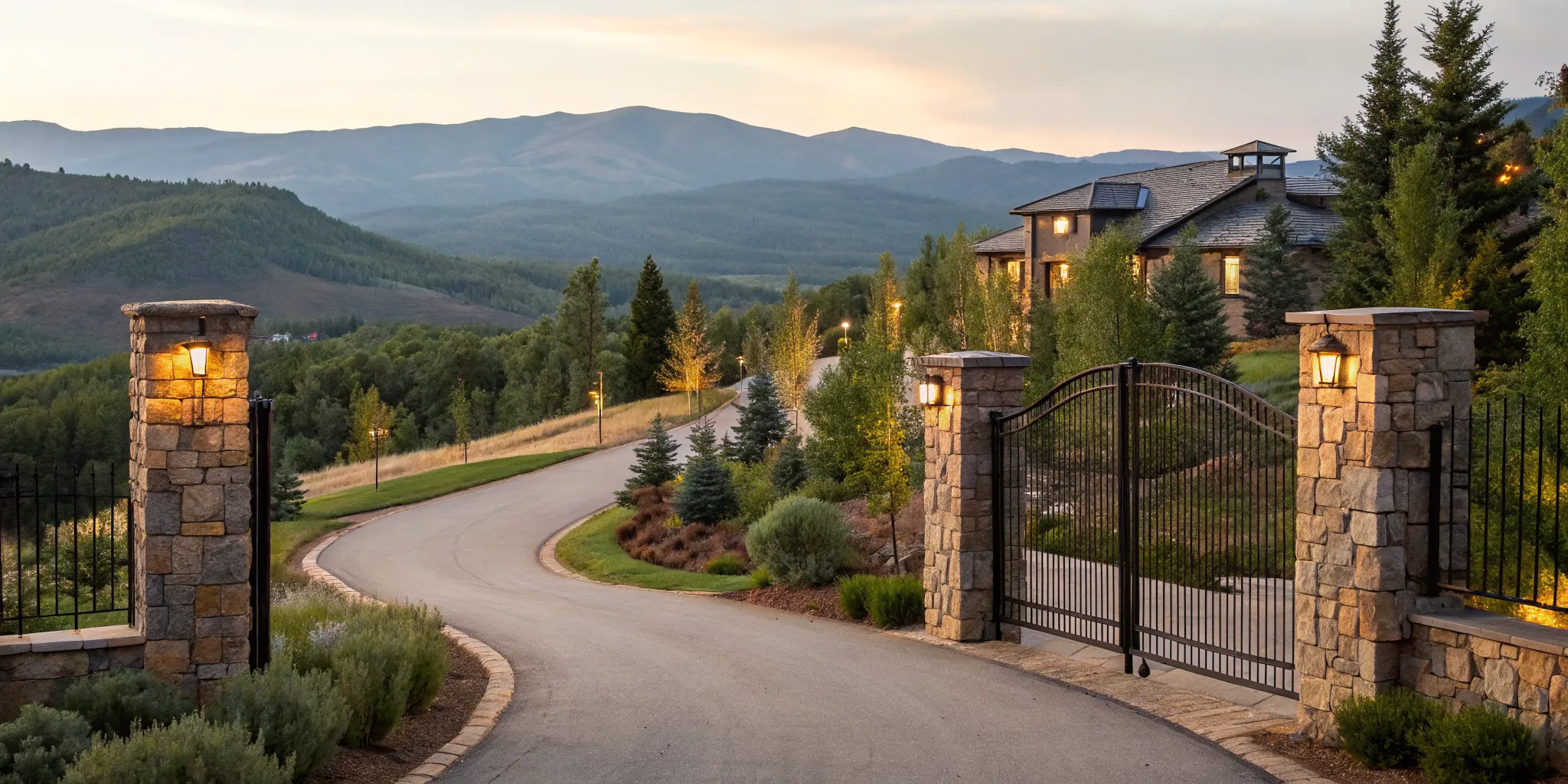 Luxury mountain home requiring a jumbo loan for financing.