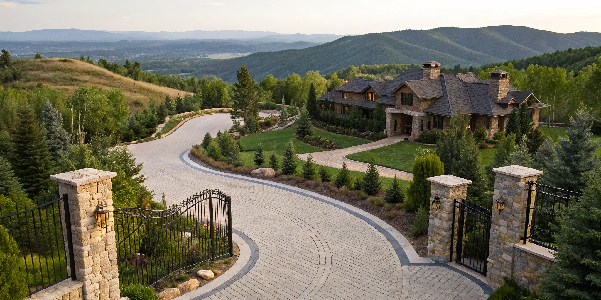 A luxury home in the mountains of Heber City, Utah, a key factor in the area's population growth.