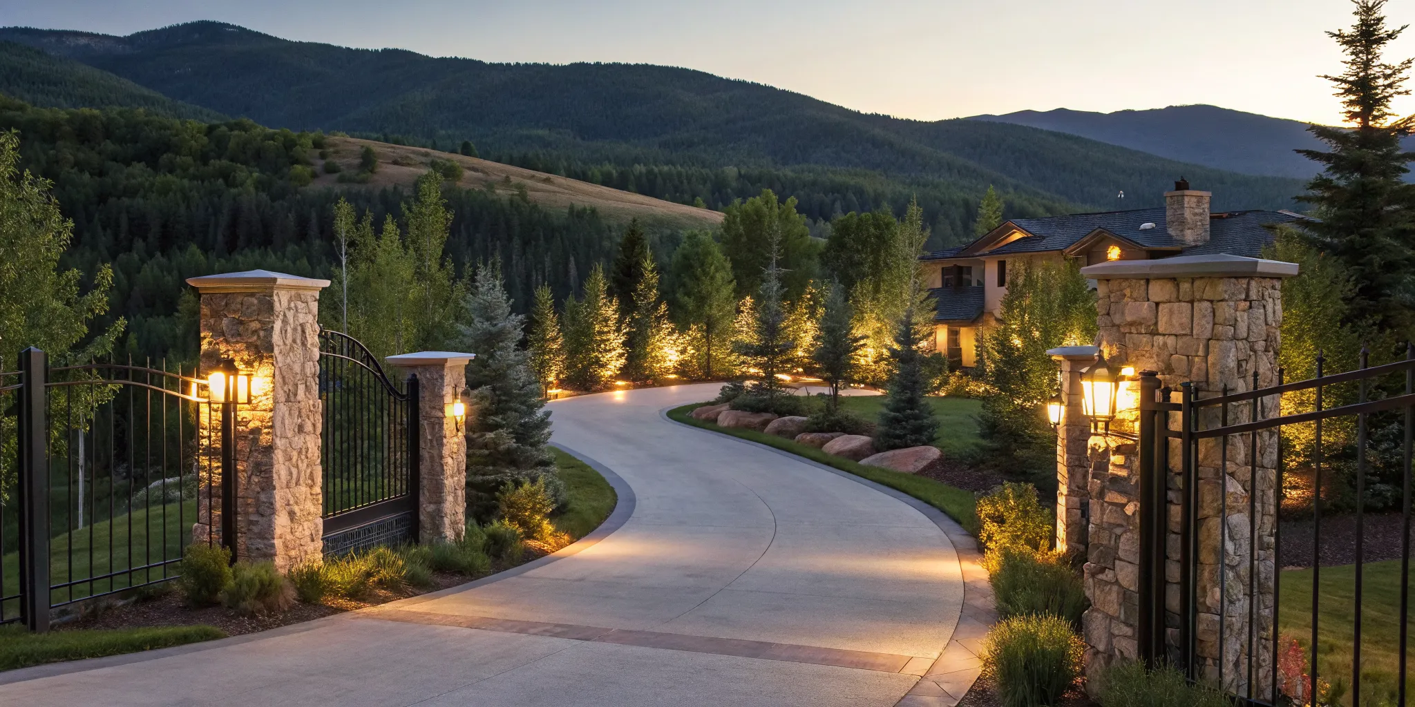 A luxury mountain home requiring a jumbo loan mortgage due to its high property value.