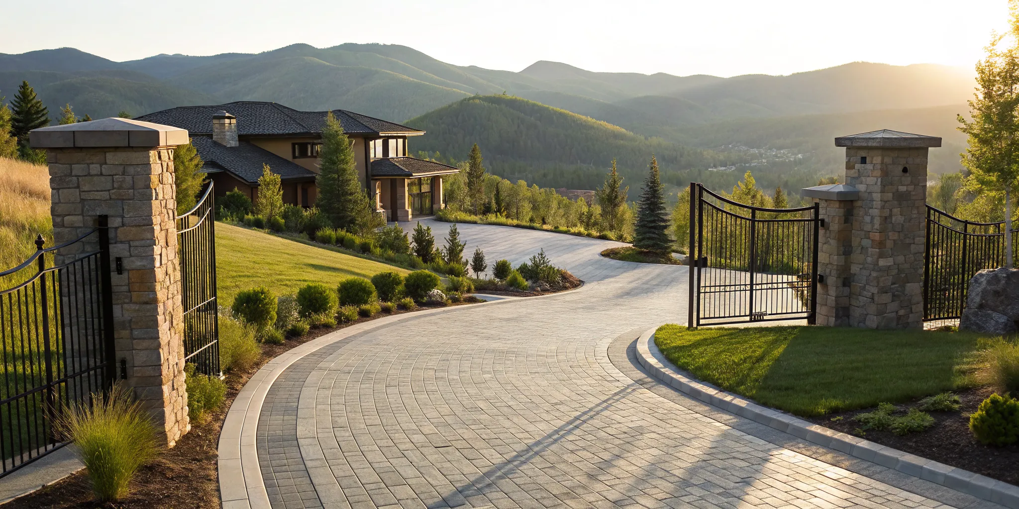 Luxury mountain home where a buyer would compare a jumbo loan vs a conventional loan.