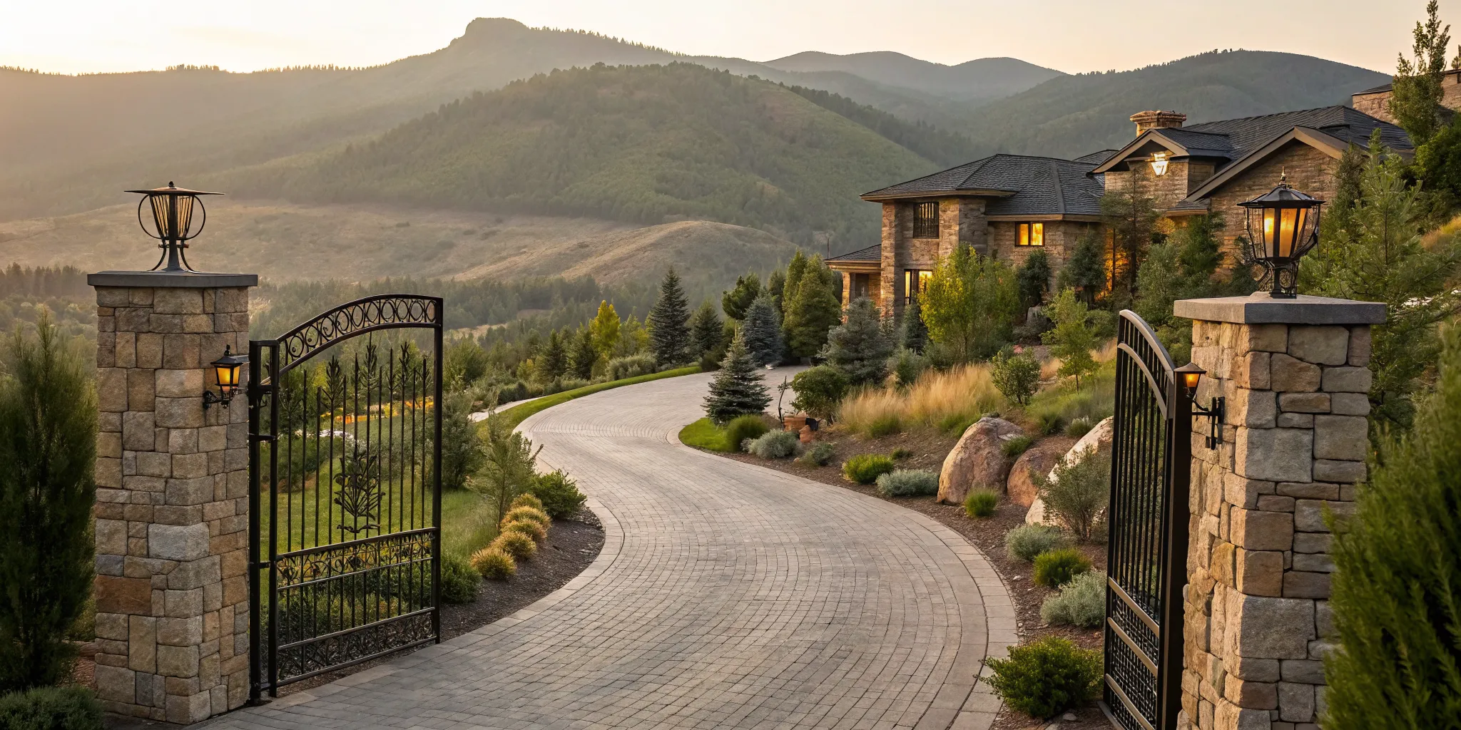 A luxury home purchased by finding the best jumbo mortgage rates.