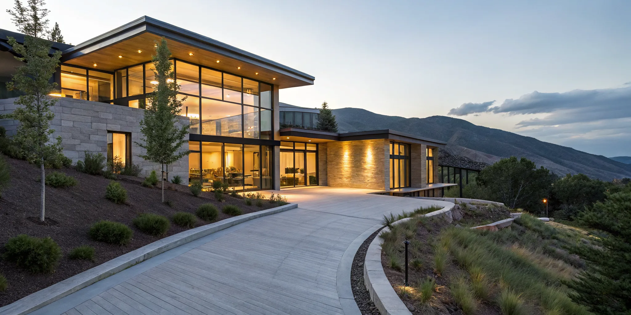 Luxury home financed with a jumbo loan, ready for a refinance with the best lenders.