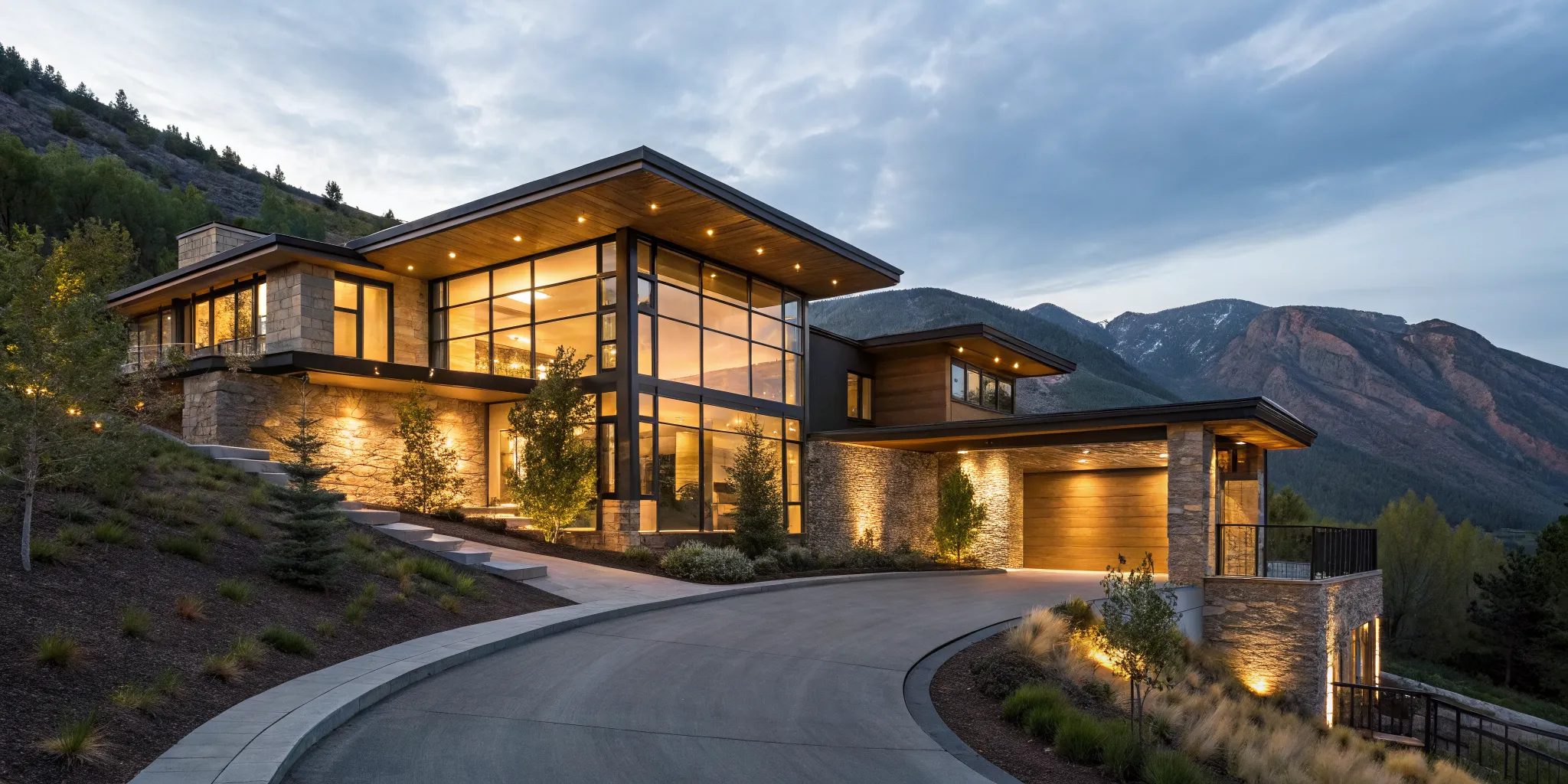 A luxury home financed by a jumbo loan with adjustable interest rates.