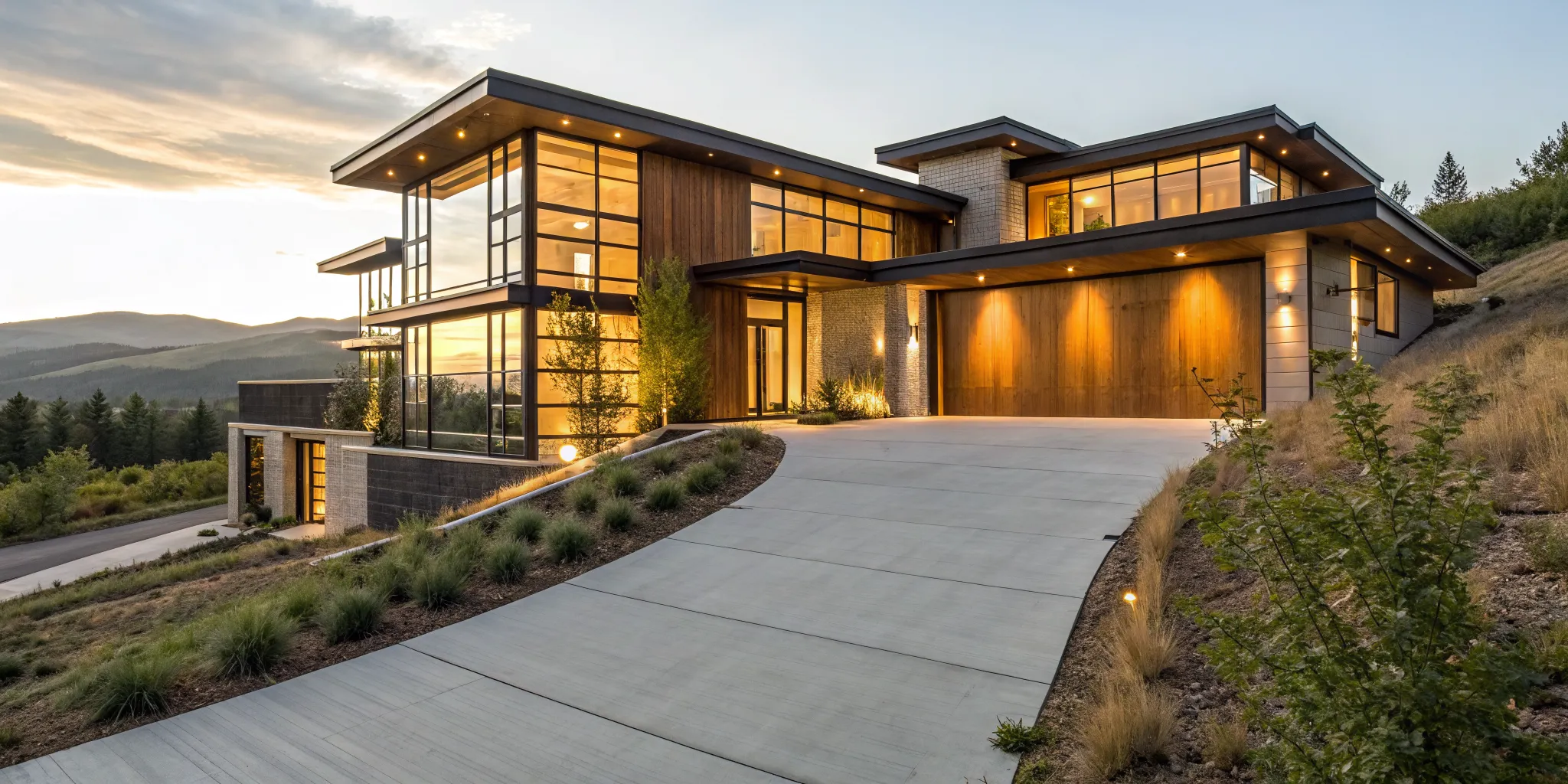 A modern luxury home in Park City, financed by one of the best mortgage lenders.