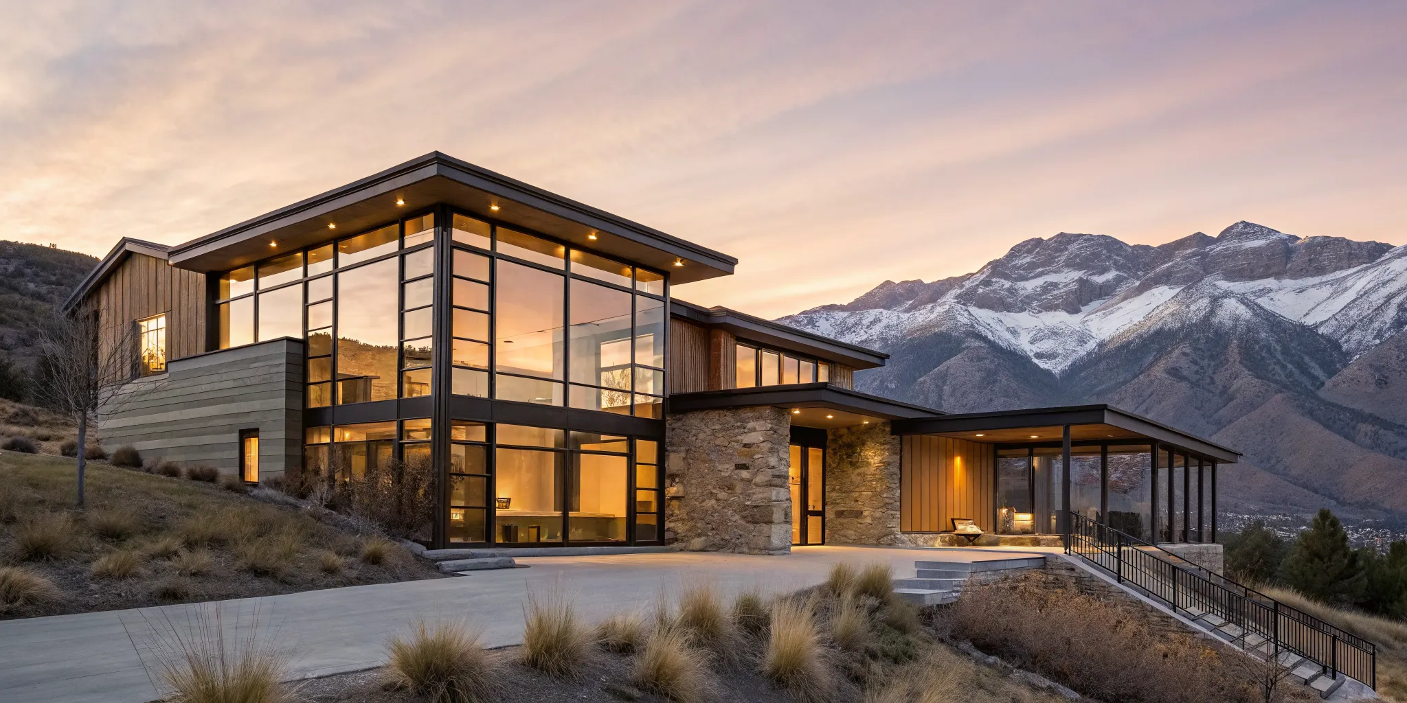 A modern Park City home showing how to qualify for a non-QM loan.