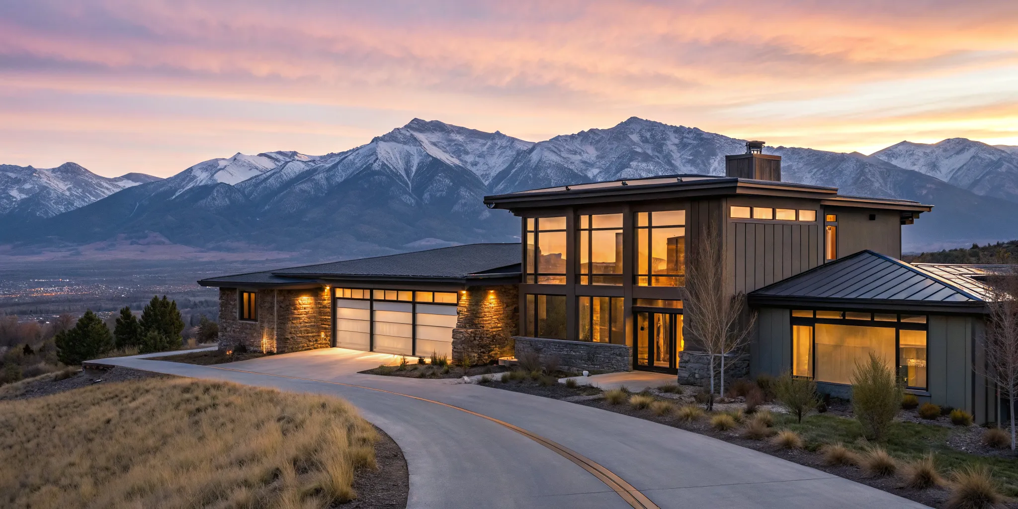 Modern home for a self-employed buyer, approved for a bank statement mortgage.